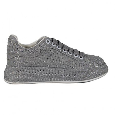 Кроссовки женские <RZ-D1022-1= серебро/тек>