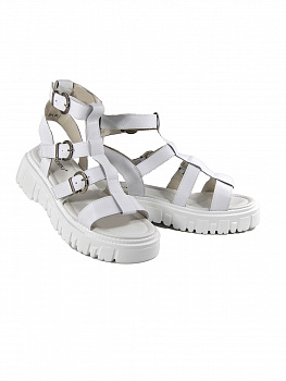 Сандалии женские <PEAG76-1 бел/к>
