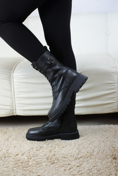 Ботинки женские зимние <32W10-3-101Z= ч/к>