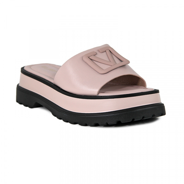 Сабо женские <FEY216-5 роз/эко к>