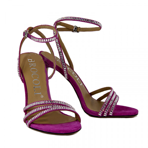 Босоножки женские <216-3-J216 фуксия/з+к>