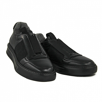 Полуботинки мужские демис <FU0365BL= черный/к>