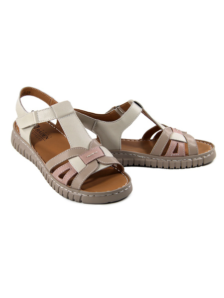 Сандалии женские <MU272-043 беж/к>