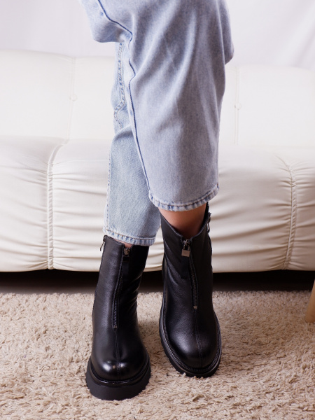 Ботинки женские зимние <SHD2819-1 ч/к>