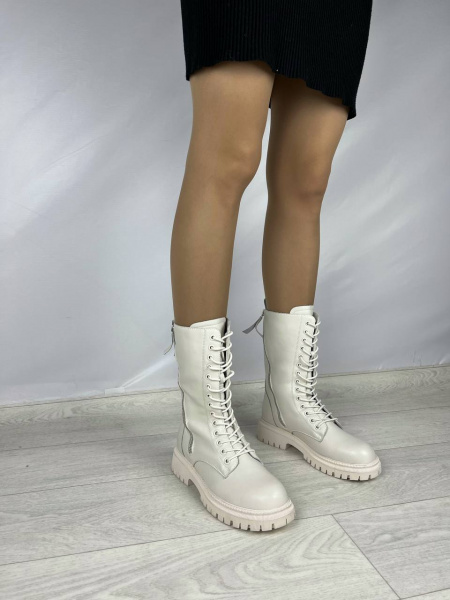 Полусапоги женские демис <T1503-1C беж/эко к>