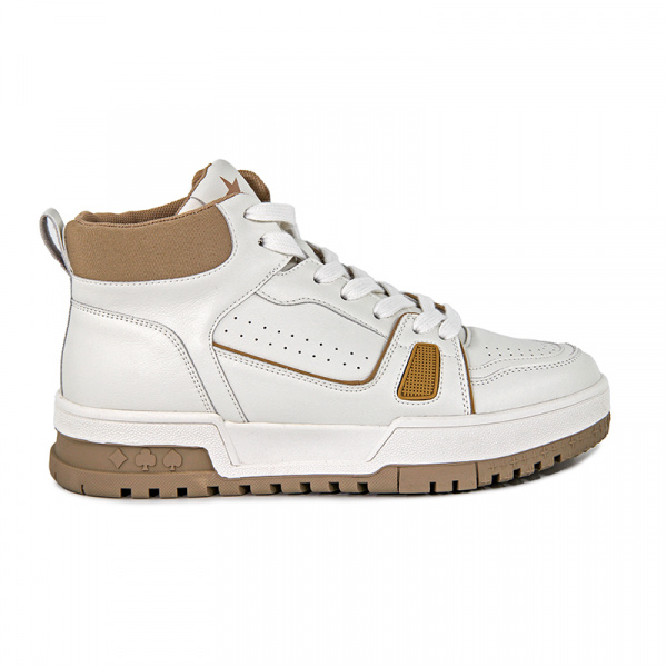 Кеды женские демис <C2766-5= бел+кор/эко к>