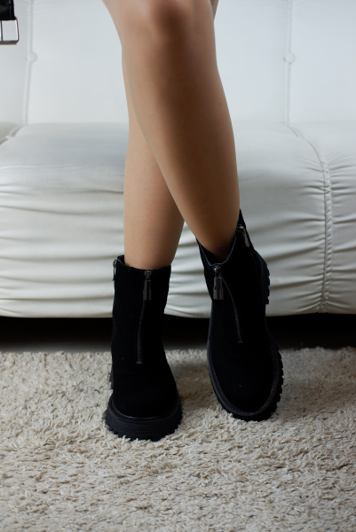 Ботинки женские зимние <A63-1714M-C9 ч/з>