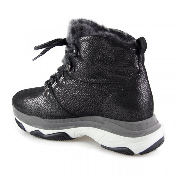 Кроссовки женские зимние <18KB-1192-1 серы/з>