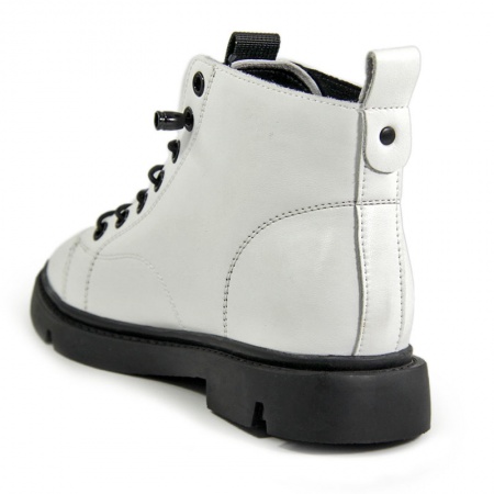 Ботинки женские демис <X4328-2-1= бел/к>