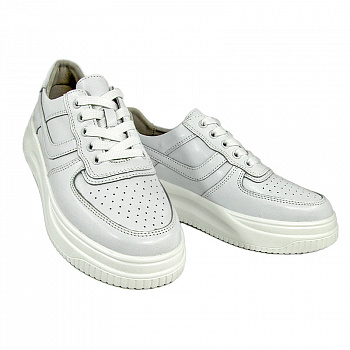 Кеды женские лето <31F6-48-013= бел/к>