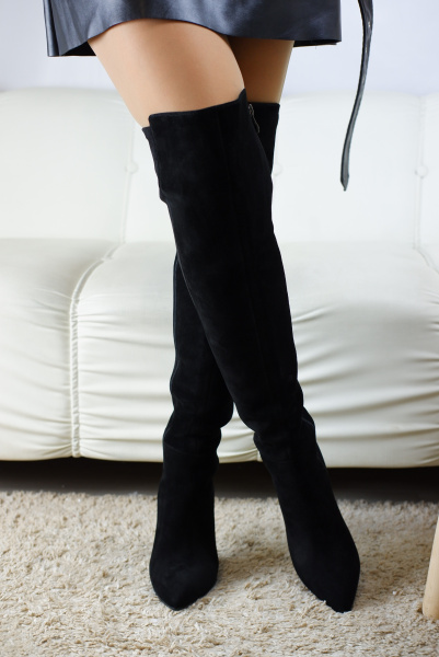 Ботфорты женские демис <B1430-07B-R019C ч/з>