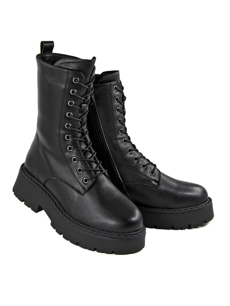 Полусапоги женские зимние <32W18-36-101Z ч/к>