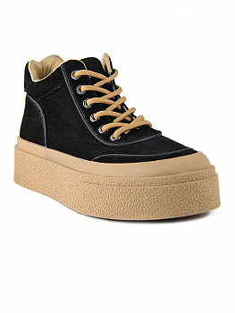 Кеды женские демис <YLGY257BP ч/з+т>