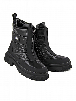 Дутыши женские зимние <ZMW616552BPM чер/эко+тек>