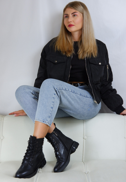 Ботинки женские зимние <MY1493-02-C1686M ч/к>