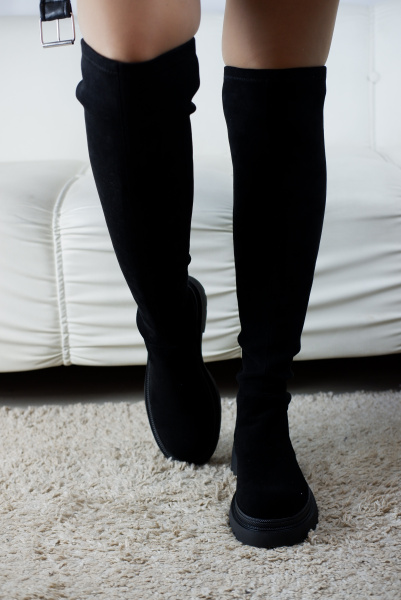 Ботфорты женские демис <PF3145-E2673J ч/з>