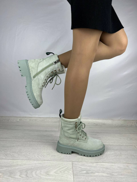 Ботинки женские зимние <SY9357-3M= зел/з>