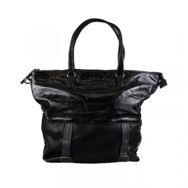 Сумка женская  [H6432 ч/иск лак к]