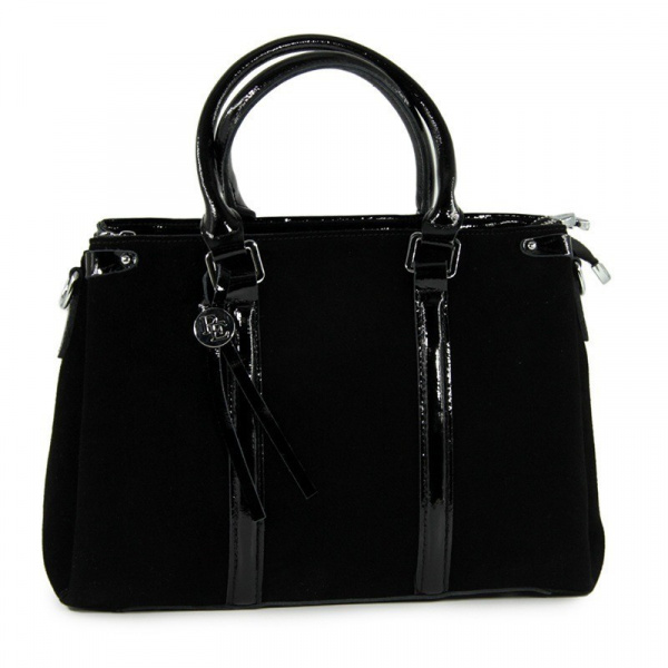 Сумка женская  <Y9523 ч/иск лак к+з>