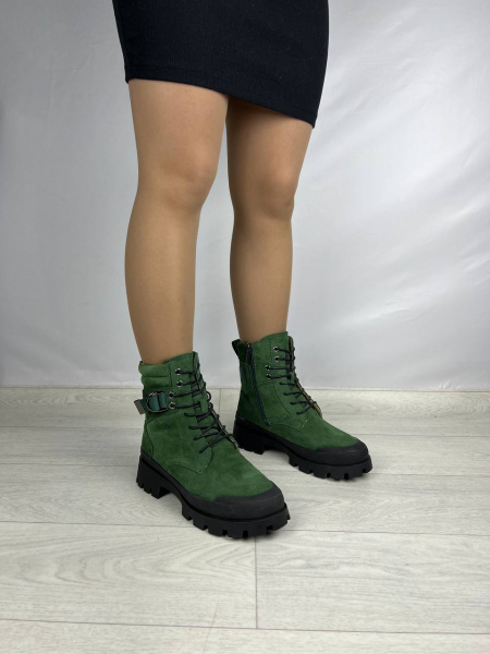 Ботинки женские зимние <K-ZZM-96670-1-441X= зел/з>