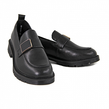 Лоферы женские <12R9-15-101-1= ч/к>