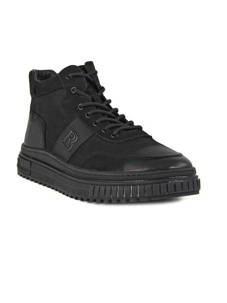 Кроссовки мужские зимние <CM10176M-2 ч/нуб>