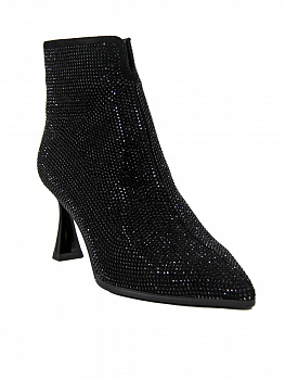 Ботильоны женские демис <V103-E342T-1 ч/з+стразы>