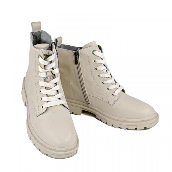 Ботинки женские демис <H20122-1= беж/к>