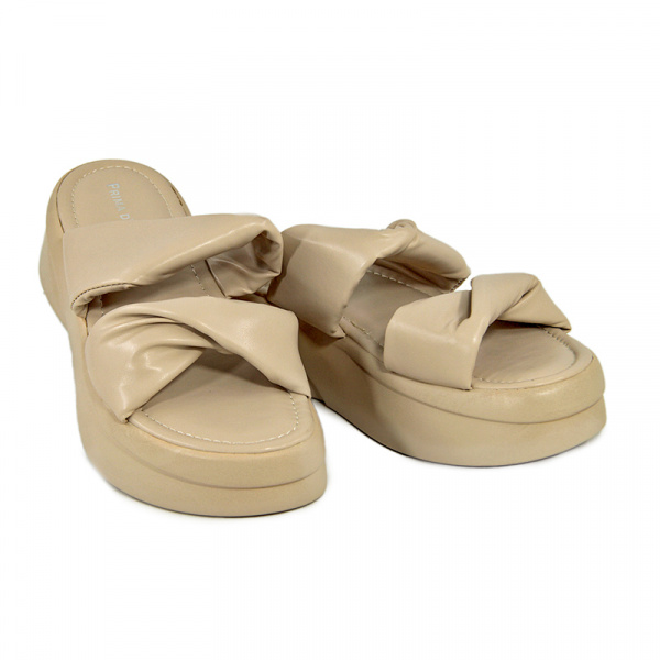 Сабо женские <WH-006= бежевый/эко к>