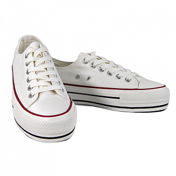 Кеды женские лето <6501= бел+кр/тек>