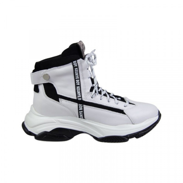 Кроссовки женские демис <3033-6 бел/к>