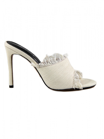 Сабо женские <L-C854-K4431-2 бел/тек>