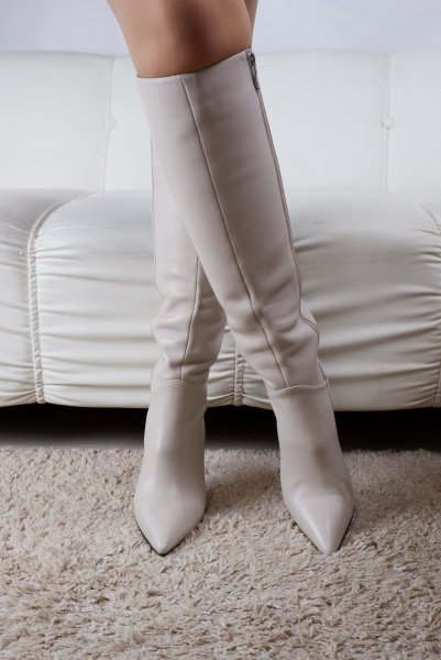 Сапоги женские демис <J6751Z-8325-3149 серы/к>