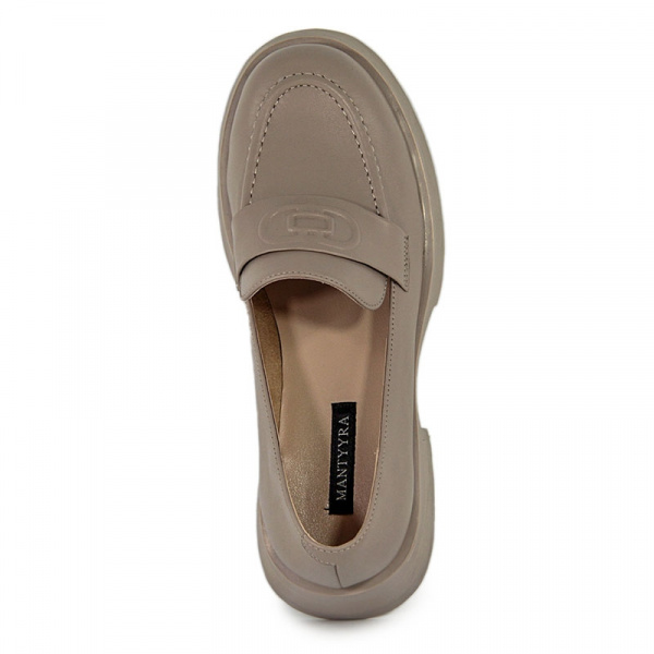 Лоферы женские <1K560S-1D-N396= беж/к>