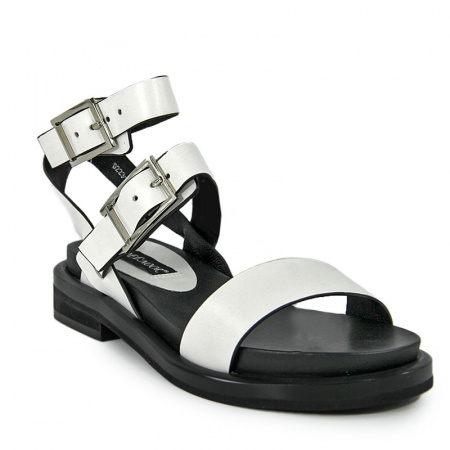 Босоножки женские <D223-5-C134= бел/к>