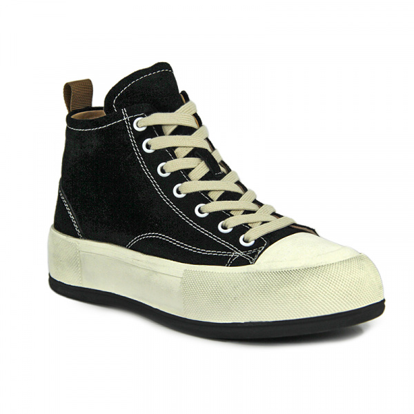 Кеды женские зимние <HY007M-1A-H= ч/з>