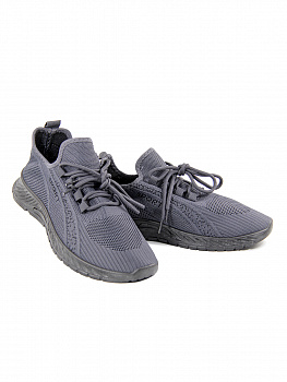 Кроссовки мужские лето <503-6A серый/текстиль>
