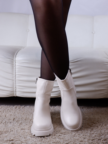 Ботинки женские зимние <G5812-04M-N1726/8P3 беж/к>