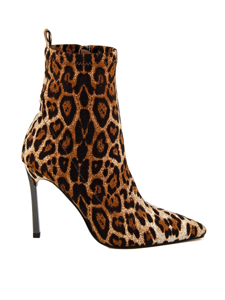 Ботильоны женские демис <LX682-62 леопард/тек>