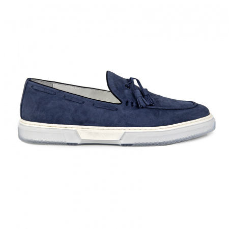 Лоферы мужские <341161BX-YP= син/з>