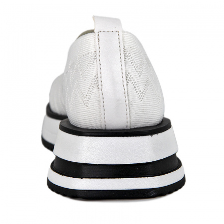 Слипоны женские лето <BF8-22738-2= бел/тек>