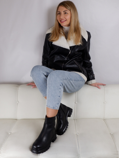 Ботинки женские зимние <SHV322-S632-G6 ч/к>