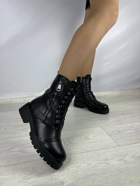 Ботинки женские зимние <Q65-B245ZM= ч/эко к>