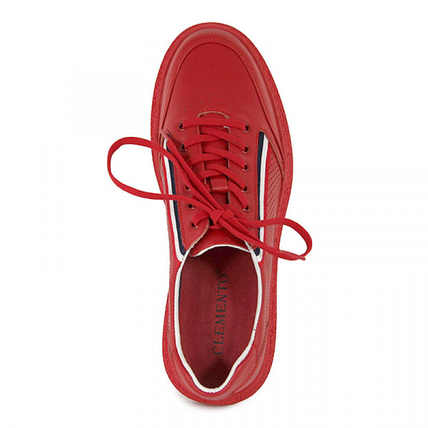 Кеды мужские <02-5021-10-3/12=красный/к>