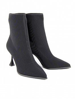 Ботильоны женские демис <HX2307-1-1 ч/тек>