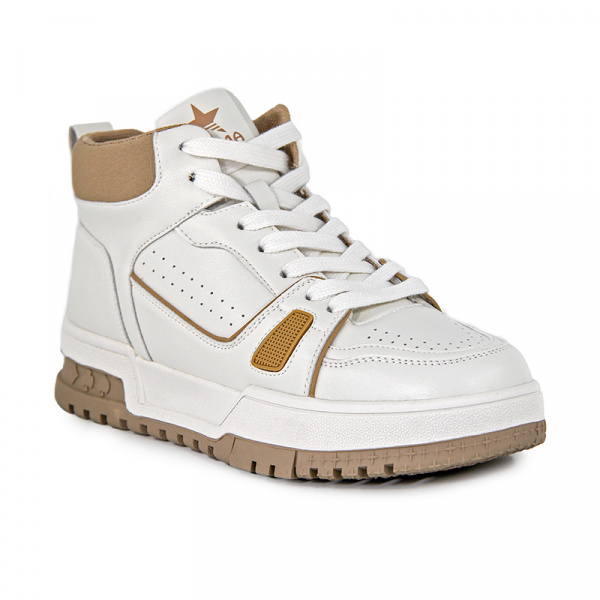 Кеды женские демис <C2766-5= бел+кор/эко к>