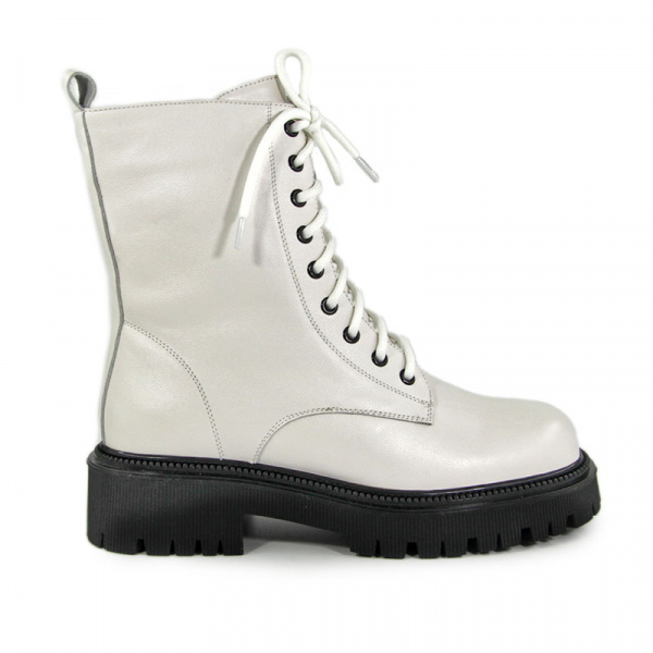 Ботинки женские зимние <P99-155M/103NP/8= бел/к>