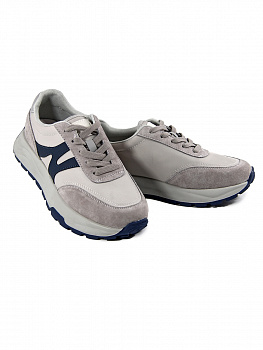 Кроссовки женские <551-3025-2 серы/з+т>