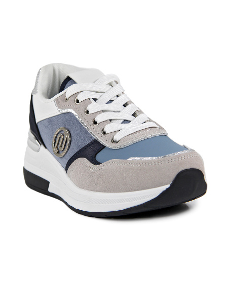 Кроссовки женские <D9429-4 син/эко к+т>