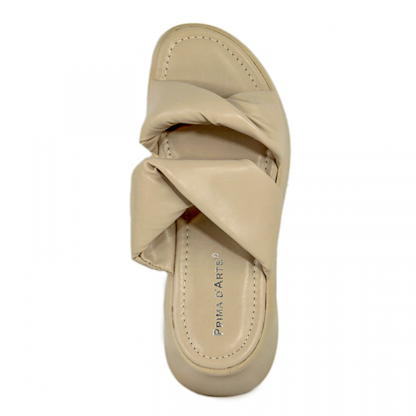 Сабо женские <WH-006= бежевый/эко к>